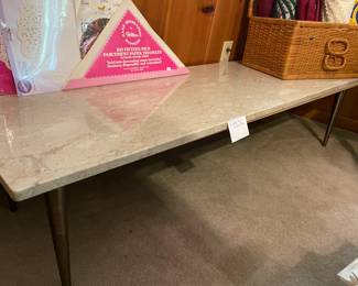 I am not helping you move this coffee table.  That is a solid slab of marble - close to 6 ft long.  I’m sure that it would look amazing in your living room and I really want you to buy it.  But I’m not helping you lift it (honestly I don’t think I even could lift this and I wouldn’t want to embarrass myself - you understand)