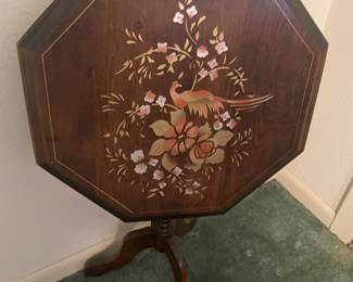 I love these tables.  Like what was the thinking behind these?  You know how sometimes you need a table but you don’t always have the room for a table?  What if you could make the table smaller?  Not much smaller mind you, just a little bit smaller?  Doesn’t sound too exciting?  Well what if we made it look pretty so then it’s like art?  