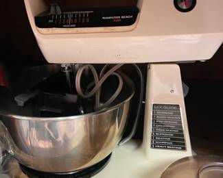 This is the more utilitarian mixer, still slightly futuristic but more boring, dependable.  