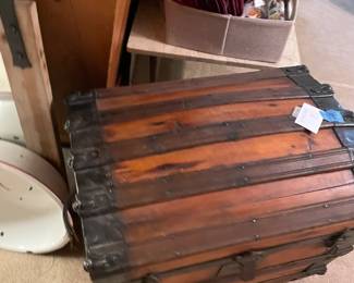 This trunk is in pretty good shape.  There is even a key