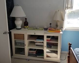 Bookcase with glass doors
