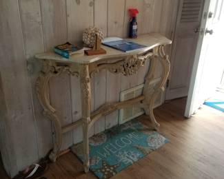 Ornate foyer table