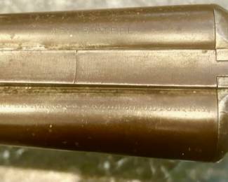 Hunter Arms Company makers, Fulton, NY Armor Steel double barrel shotgun