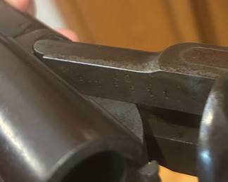 Hunter Arms Company makers, Fulton, NY, Armor Steel Antique double barrel shot gun, number looks like 8-18811