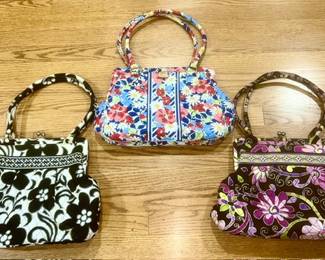 3 Vera Bradley purses
