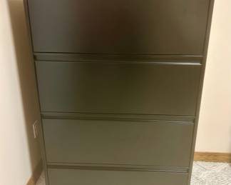 Large 4 drawer file cabinet
