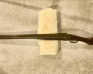 Hunter Arms Company makers, Fulton, NY, Armor Steel Antique double barrel shot gun