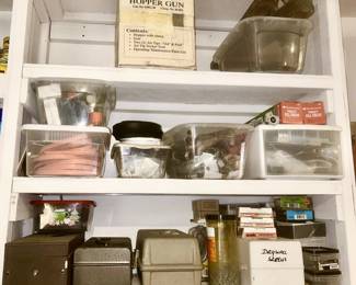 Misc. garage items, tool boxes, etc.