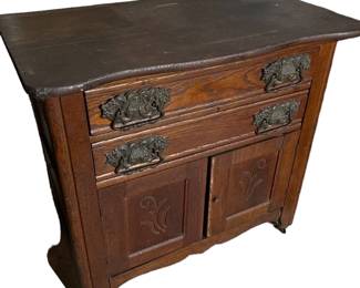 Antique Wooden Wash Table