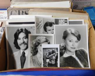 Signed black and white Hollywood photos