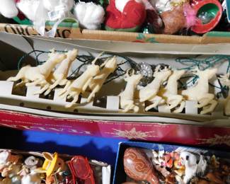 Vintage Reindeer lights