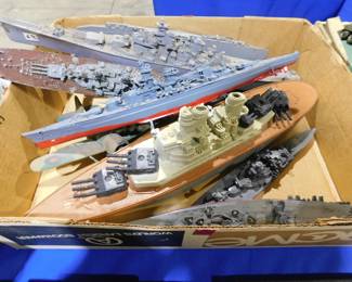 Military model ships