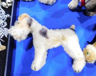 Vintage plush dog