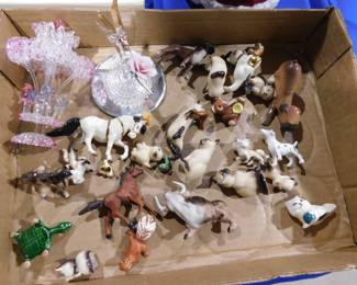 Tiny animal figurines