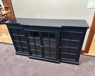 BUY IT NOW! $100. Hekman Cabinet. (Shows wear and tear, some wood is peeling).