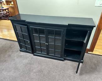 BUY IT NOW! $100. Hekman Cabinet. (Shows wear and tear, some wood is peeling).