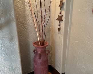 Large Pottery Vase (2 available)