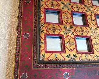 BUY IT NOW! $150. Hand Painted, Large Boho World Market Mirror.