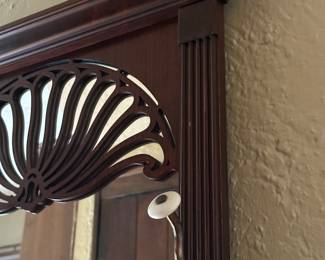 Traditional Mirror/Coat Rack