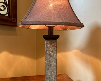 BUY IT NOW! $40. Slate Base Table Lamp.