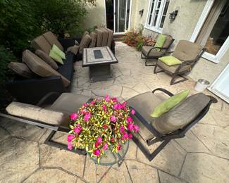 BUY IT NOW! $80 each. Aluminum Patio Chairs. 4 Armchairs available.