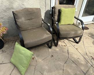 BUY IT NOW! $80 each. Aluminum Patio Chairs. 4 Armchairs available.