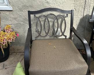 BUY IT NOW! $80 each. Aluminum Patio Chairs. 4 Armchairs available.