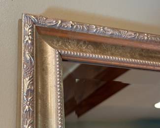 Metallic Framed Mirror