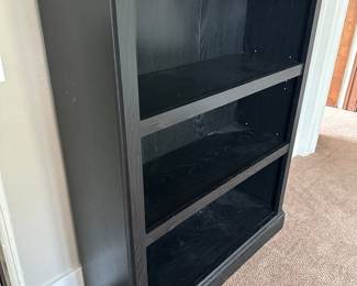 BUY IT NOW! $50. Black 3-Shelf Bookcase.