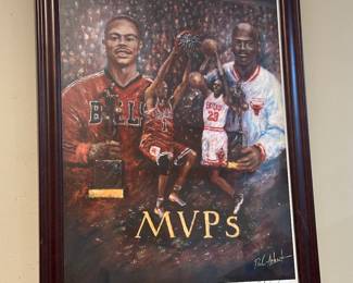 Chicago Bulls MVPs Wall Art