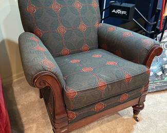 Upholstered Armchair by Statesville Chair Company. 2 Chairs Available.