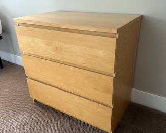 3-Drawer Malm Dresser by Ikea
