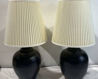Black table lamp