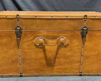 English Leather Trunk