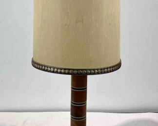 Wood Base Vintage Table Lamp.2jpg