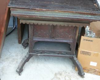Vintage enclosed wash stand.