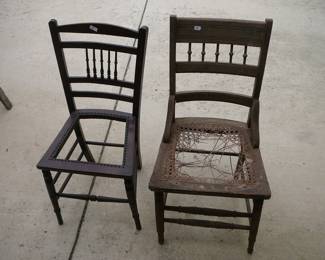 Old chairs.