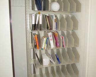 Love this modular metal and plastic file organizer.