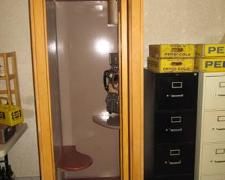 Western Electric Phone booth - very good condition! Phone works - dial tone 