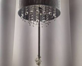 Table Lamp with Drop Faux Crystal Beads
