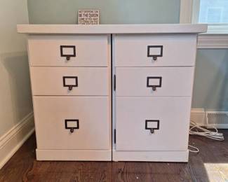 White Office Cabinet