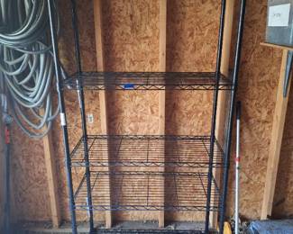 Black Metro Shelf 35 x 16 x 6ft