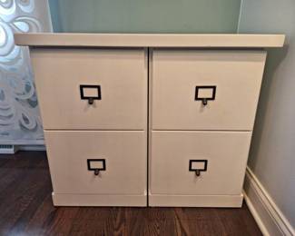 4 Drawer White Filing Cabinet