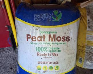 1 full and 1 partial bag of Peat Moss