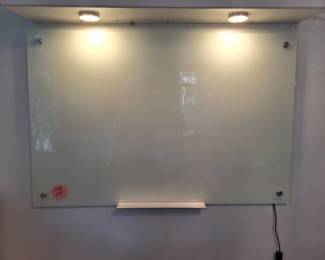 Glass U Brands 35 in x 23 in White Board