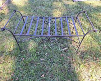Wrought Iron Bench