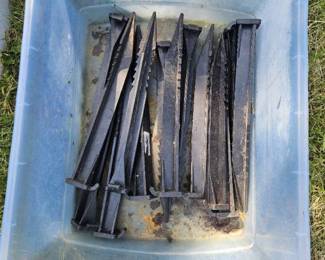 14 Hard Plastic Stakes