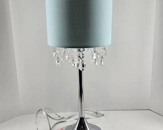 Desk Lamp with Powder Blue Shade