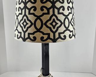 Black and White Decorative Lamp