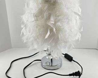 Fluffy Decorative White Lamp